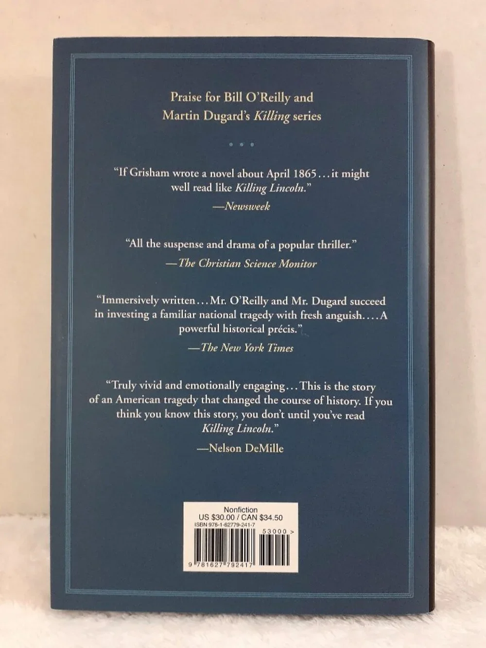 Killing Reagan Hardcover Book Bill O'Reilly 1st Edition Dust Jacket Signed
